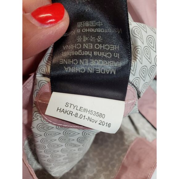 Marmot Womens Medium Pink Raincoat Lightweight Jacket Hood Longer Length - Picture 7 of 12